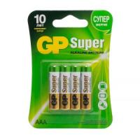 GP Super Alkaline 24A AAA (GP 24A-2CR4), упак. 4 шт. БЛИСТЕР