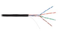 U/UTP 4pair, Cat5e, Solid, In/Out, нг(А)-HF (NMC 9100C-BK)