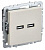 Розетка USB A+A 3,1А РЮ10-1-БрКр бежевый BRITE (BR-U21-D31-K10)